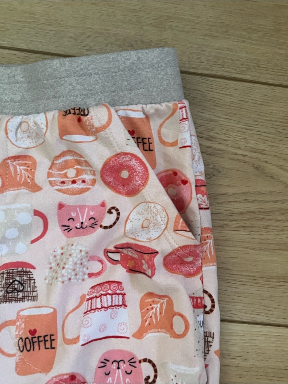 Cuddl Duds Cats, Coffee Donuts Long Sleeve Pajama Set - Picture 7 of 11